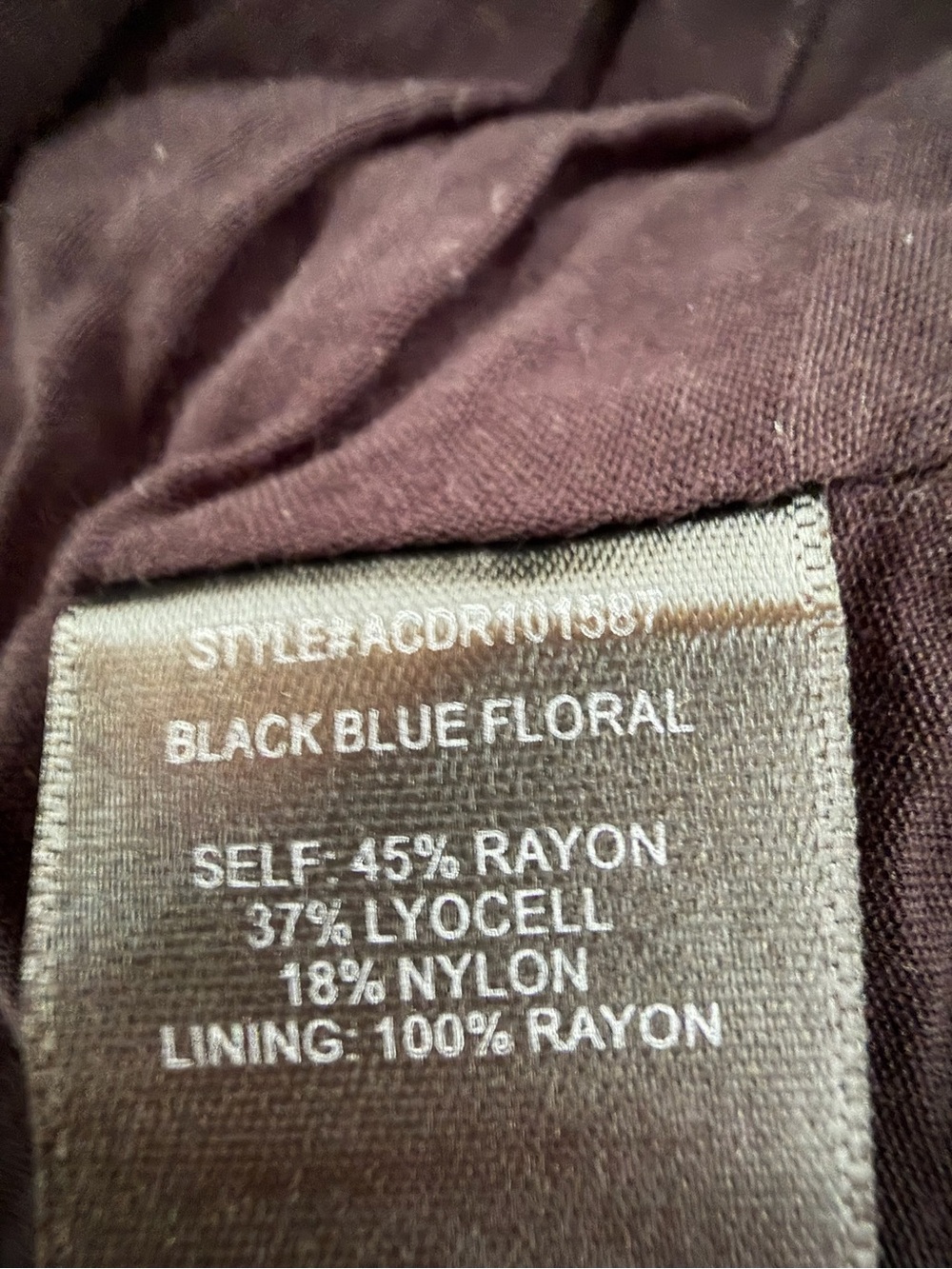 ASTR the Label Wedelia Black Blue Floral Bustier Midi Dress Small 8207 - Picture 13 of 14